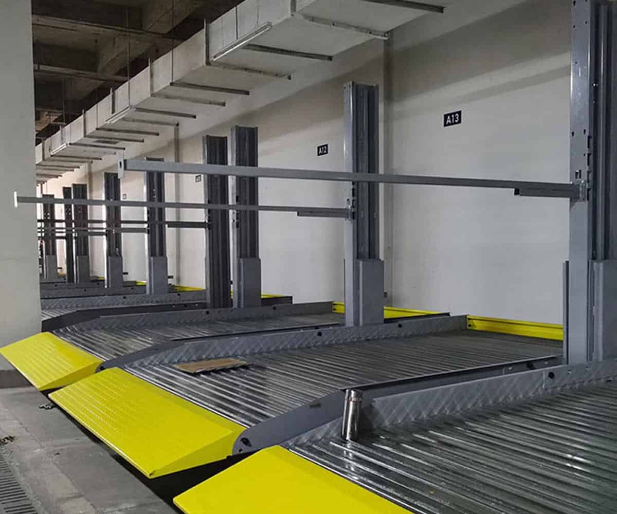 雅江升降橫移機械車庫回收