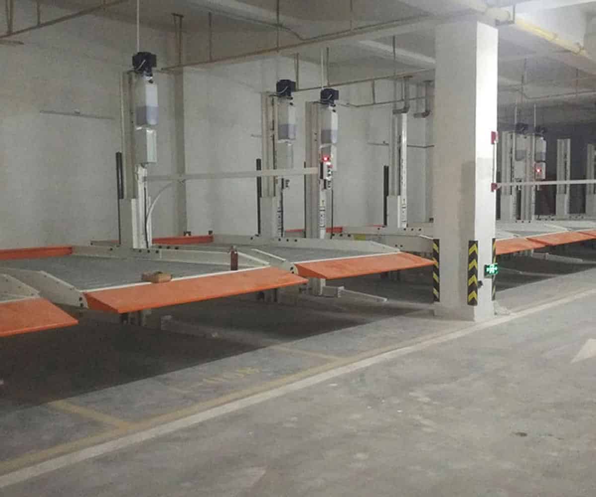 夾江地下室簡易升降類停車庫改造