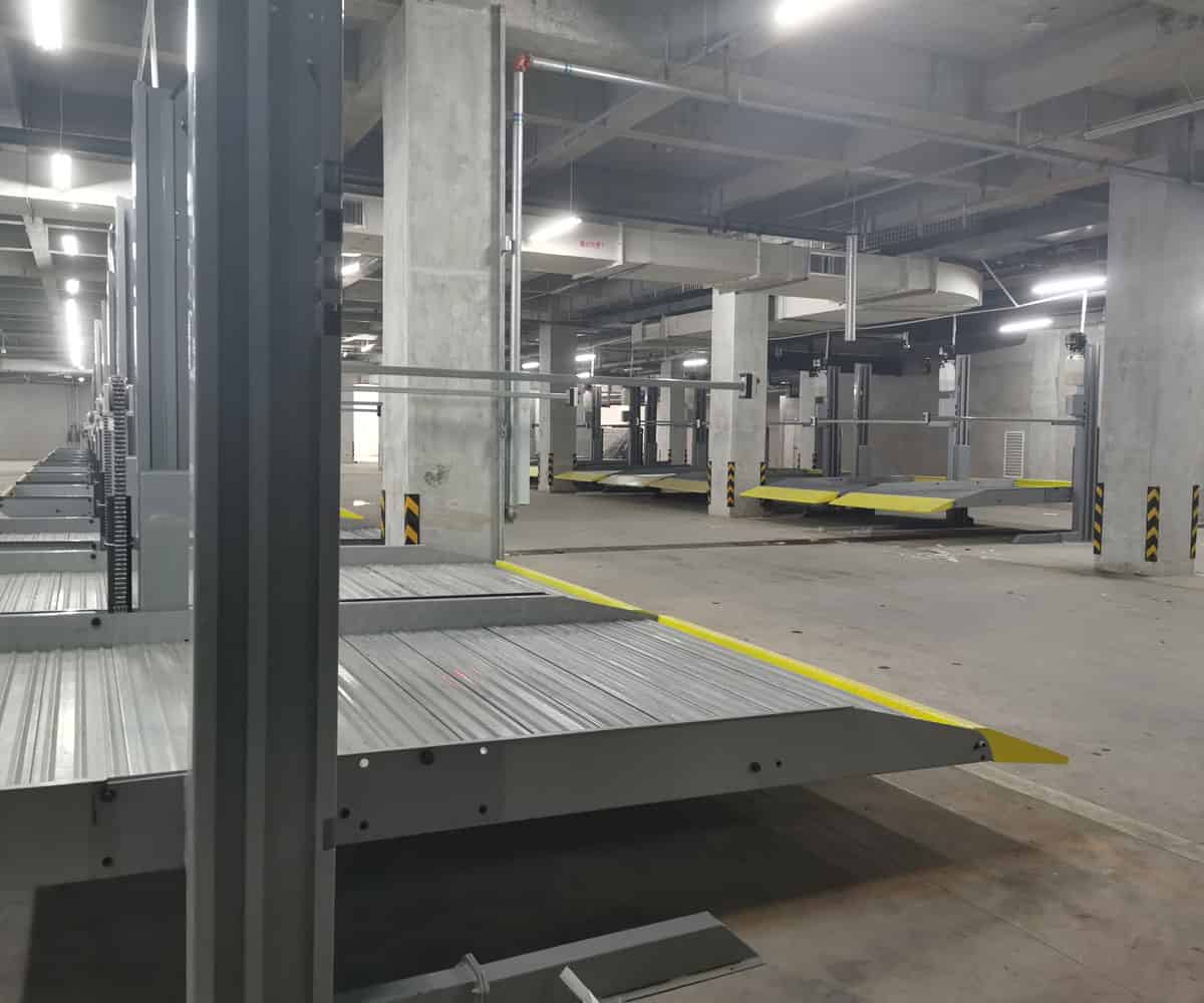 地下室簡易升降機械立體停車設備改造
