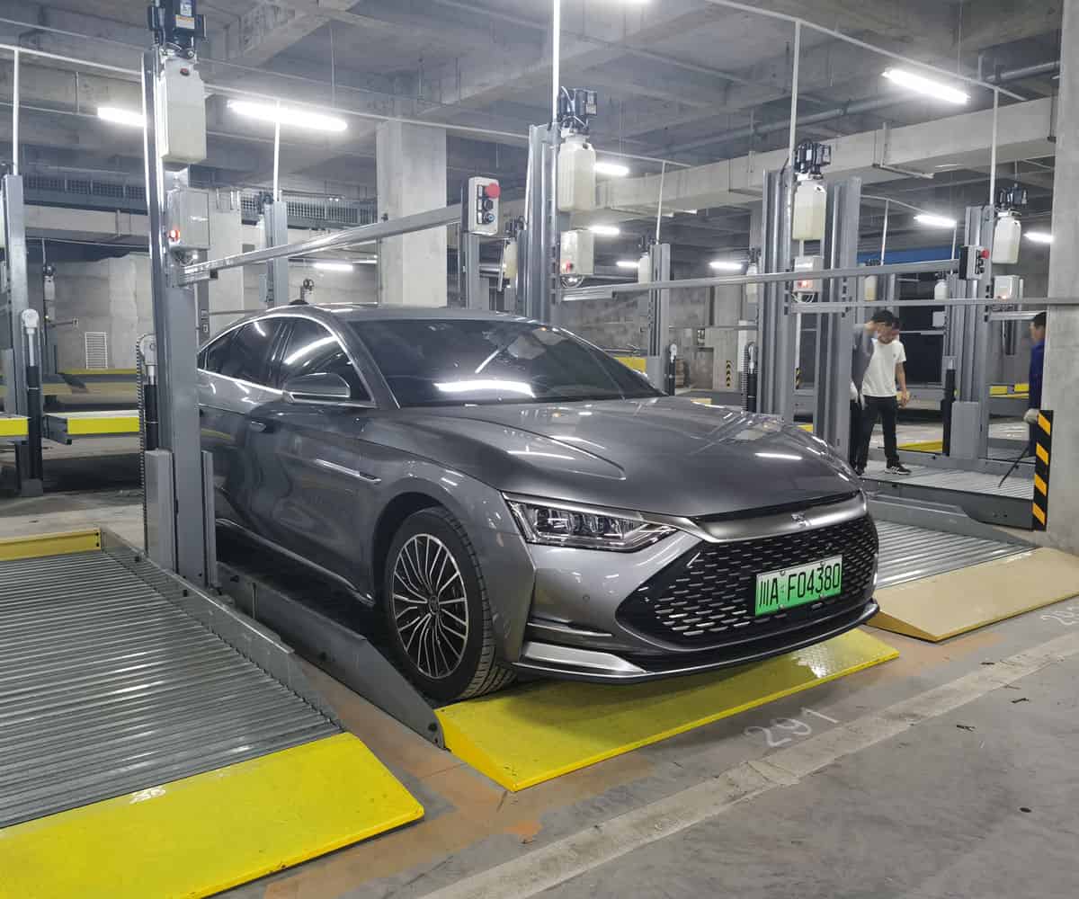 夾江雙層升降平移式機械停車場安裝