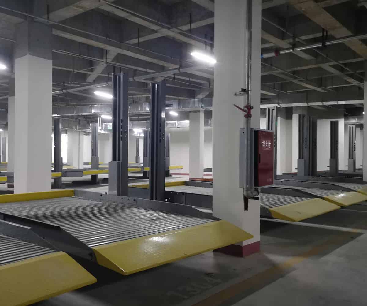 金口河雙柱簡易式停車立體車庫租賃