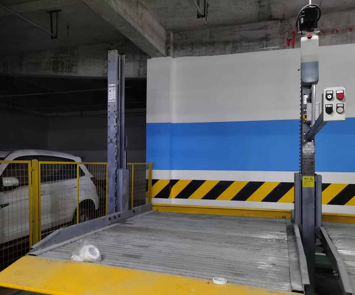夾江兩層簡易升降立體車位改造