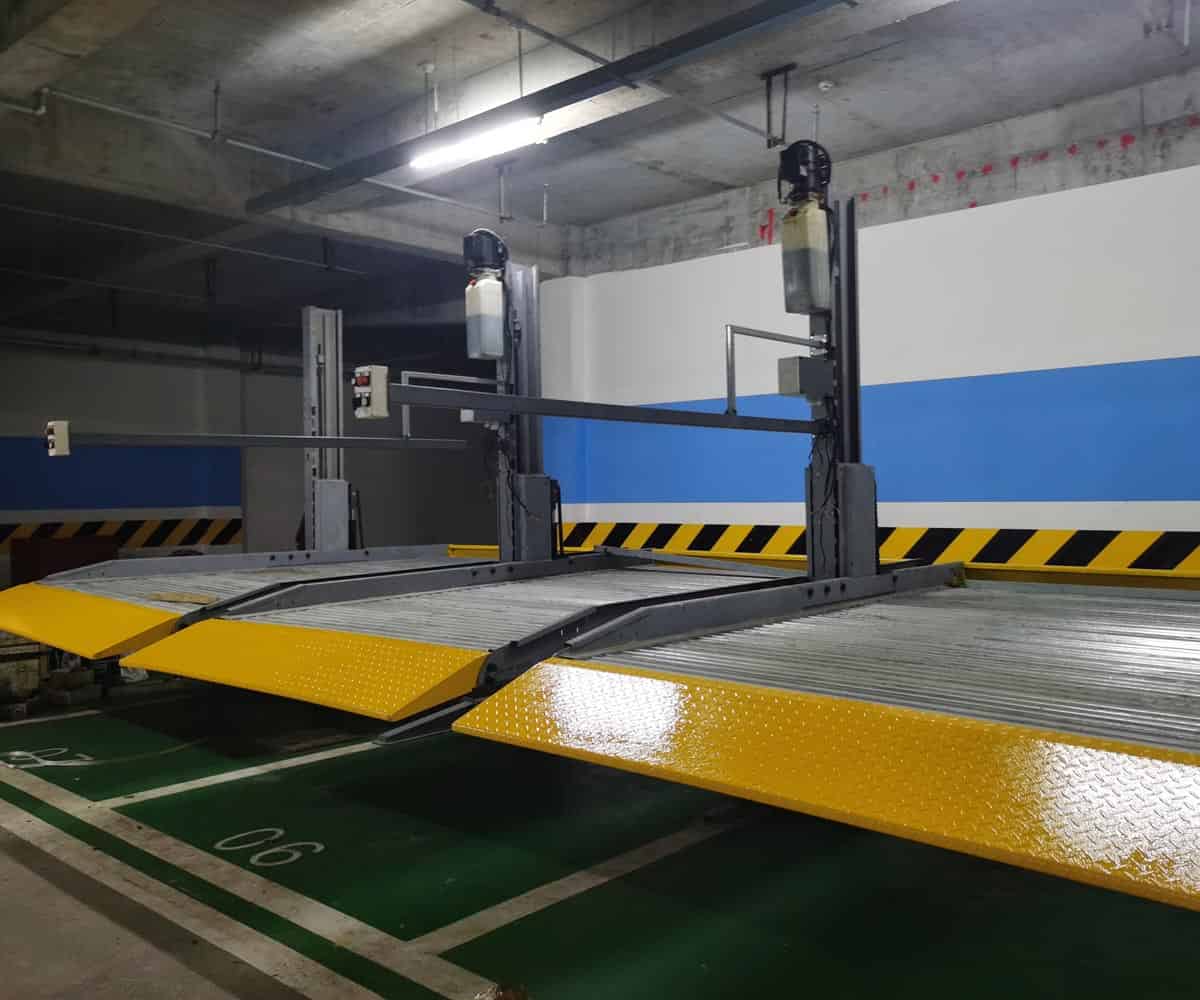 金口河雙柱停車設備