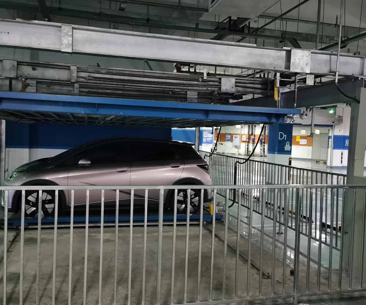 北川四柱PSH升降橫移式立體停車設(shè)備